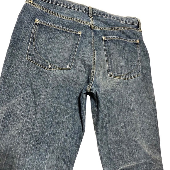 Paperdenim&cloth Men Jeans Sz 36X35 Buttonfly Light Wash Denim 2-GTS-13 Metro 3 - Picture 7 of 11